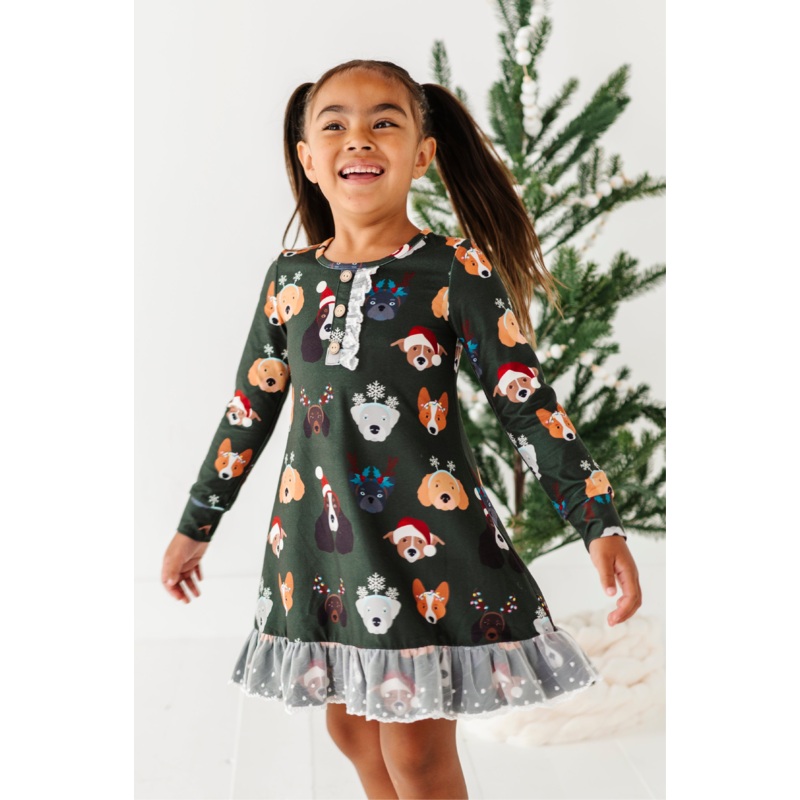 Christmas Doggies | NIGHTGOWN|2T (*SHIPS NOV 5-25th)|3T (*SHIPS NOV 5-25th)|4T (*SHIPS NOV 5-25th)|5T (*SHIPS NOV 5-25th)|6T (*SHIPS NOV 5-25th)|7 year (*SHIPS NOV 5-25th)|8 year (*SHIPS NOV 5-25th)|10 year (*SHIPS NOV 5-25th)|12 year (*SHIPS NOV 5-25th)|