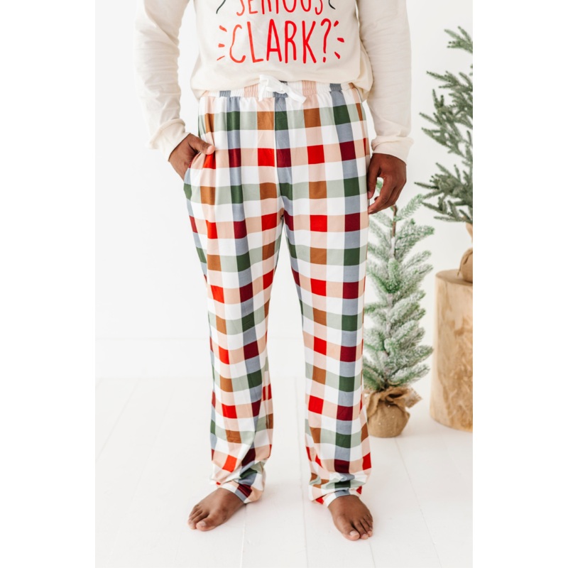 Holiday Plaid | MENS PJ Pants|X-SMALL (*SHIPS NOV 5-25th)|SMALL (*SHIPS NOV 5-25th)|MEDIUM (*SHIPS NOV 5-25th)|LARGE (*SHIPS NOV 5-25th)|X-LARGE (*SHIPS NOV 5-25th)|XX-LARGE (*SHIPS NOV 5-25th)|XXX-LARGE (*SHIPS NOV 5-25th)