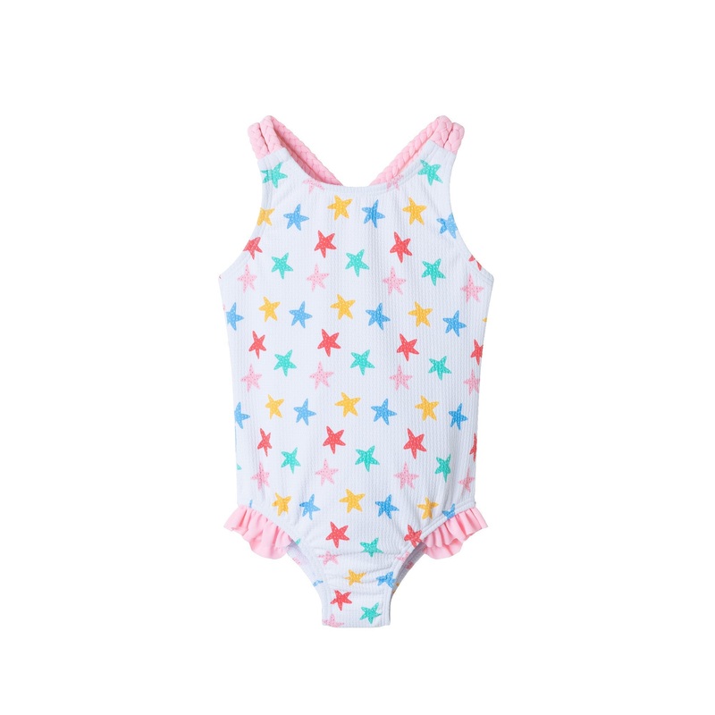 Infant (9-24M) Starfish One Piece Swimsuit | Starfish Print