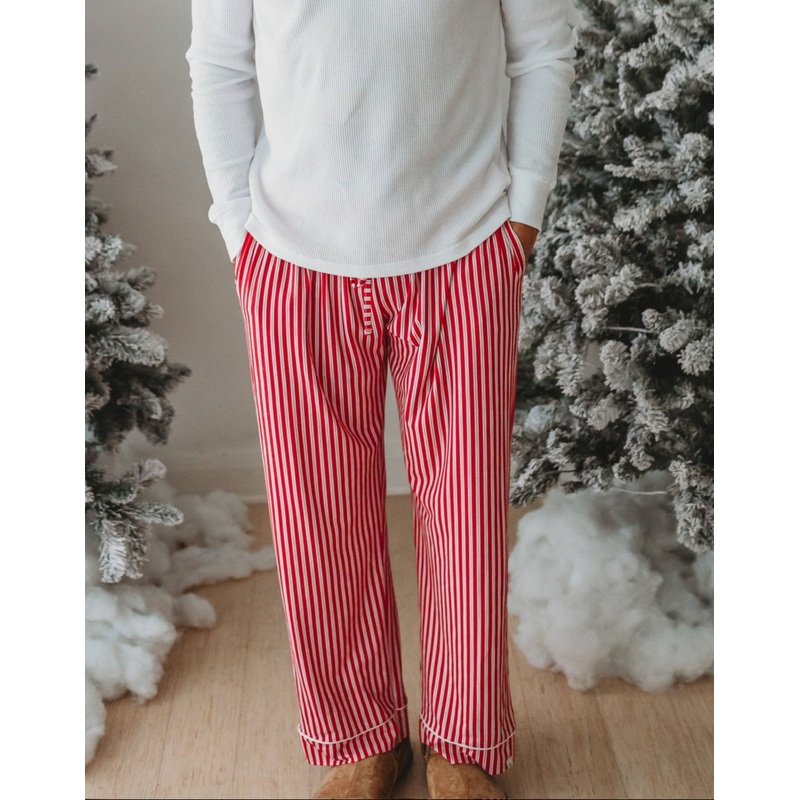 *PREORDER* Adult Red Stripe Pants