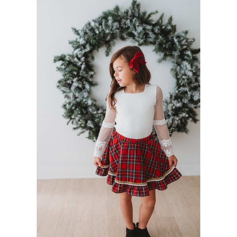 *PREORDER* Christmas Tartan Skort