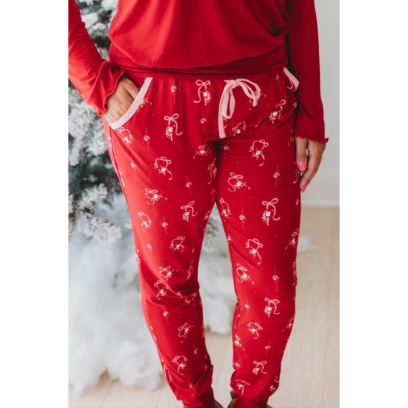 *PREORDER* Santa’s Sleigh Bows Jogger Pants