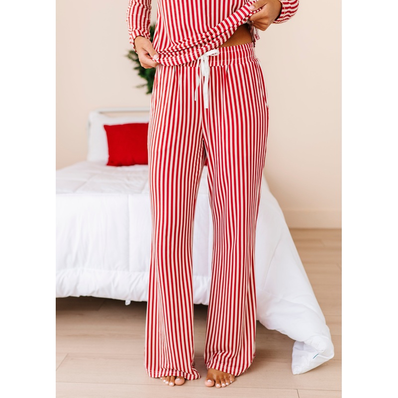 Red Stripes | Womens PJ PANTS|X-SMALL (*SHIPS NOV 5-25th)|SMALL (*SHIPS NOV 5-25th)|MEDIUM (*SHIPS NOV 5-25th)|LARGE (*SHIPS NOV 5-25th)|X-LARGE (*SHIPS NOV 5-25th)|XX-LARGE (*SHIPS NOV 5-25th)|XXX-LARGE (*SHIPS NOV 5-25th)