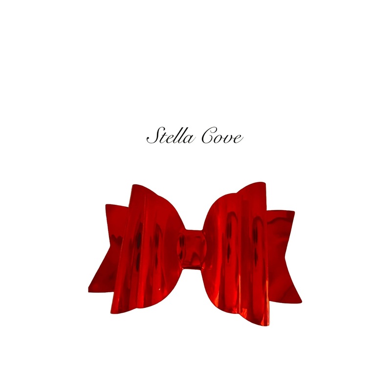 Summer Princess Red Jelly Hair Bow