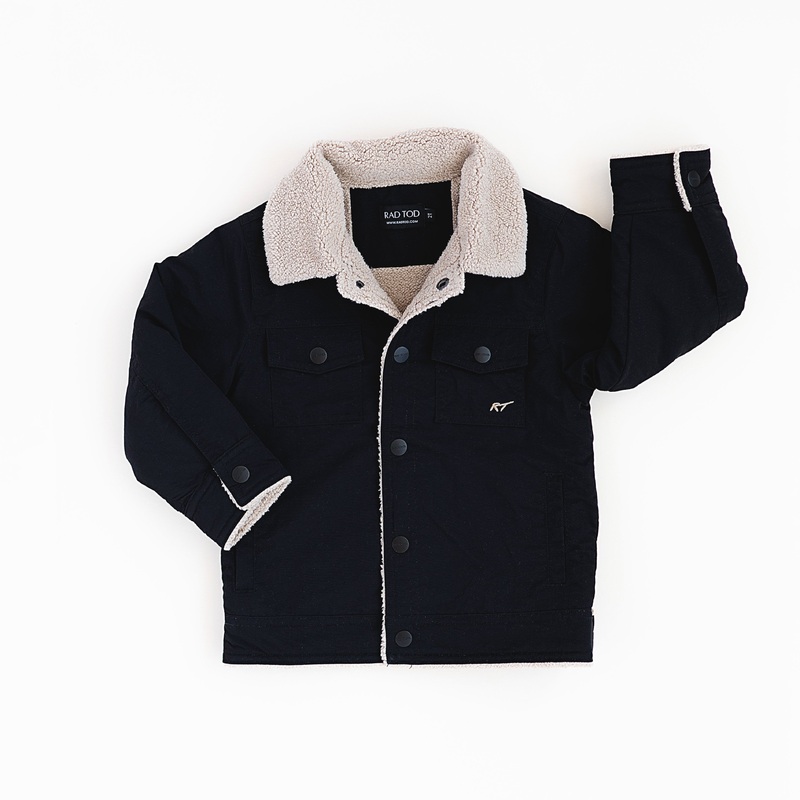 EZRA WATER RESISTANT JACKET – BLACK