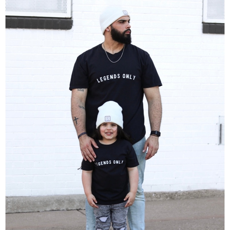 Legends Only|3/6|6/12|12/18|18/24|2T|3T|4T|5T|6/8 (YS)|10 (YM)|12/14 (YL)|Adult Small|Adult Medium|Adult Large|Adult X-Large|Adult XX-Large|Black|Gray