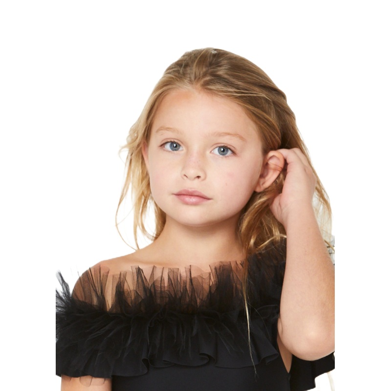 Black Bikini with Tulle|2y|4y|6y|8y|10y
