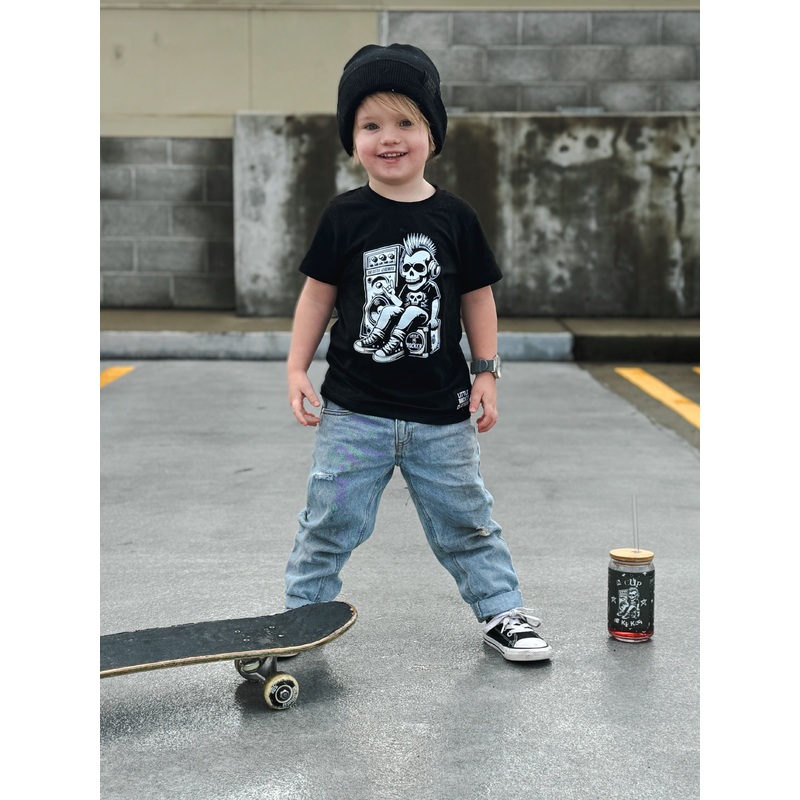 The Legendary Rocker Shirt|0-3M Onesie|3-6M Onesie|0-3M Onesie Long Sleeve|3-6M Onesie Long Sleeve|6-12M|12-18M|2T|3T|4T|5T|6/7T|8/10|10/12