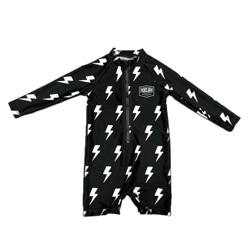 UPF50+ Swim Romper in Live Fast