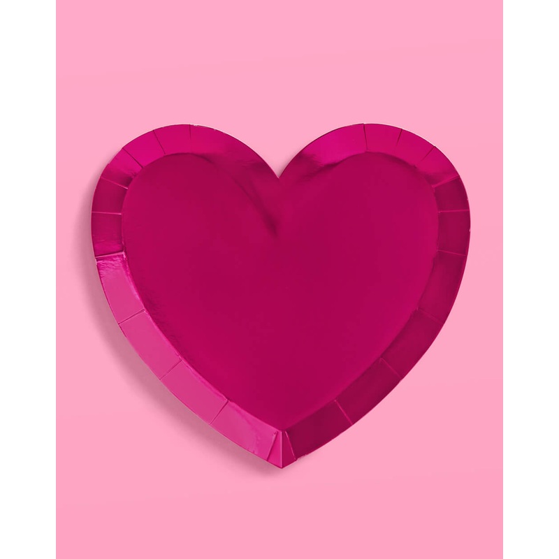Lover Plates – 25 heart plates