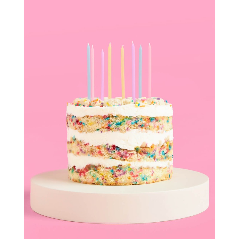 Skinny Party Candles – 5 pastel candles