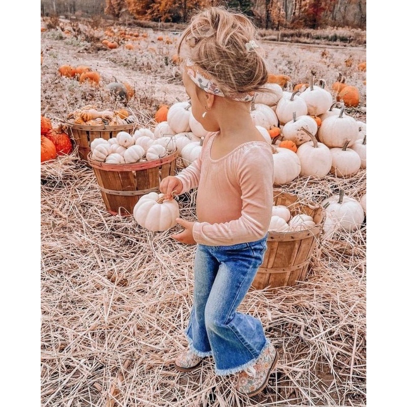 Sophie Denim Bell Bottoms – Dark Wash