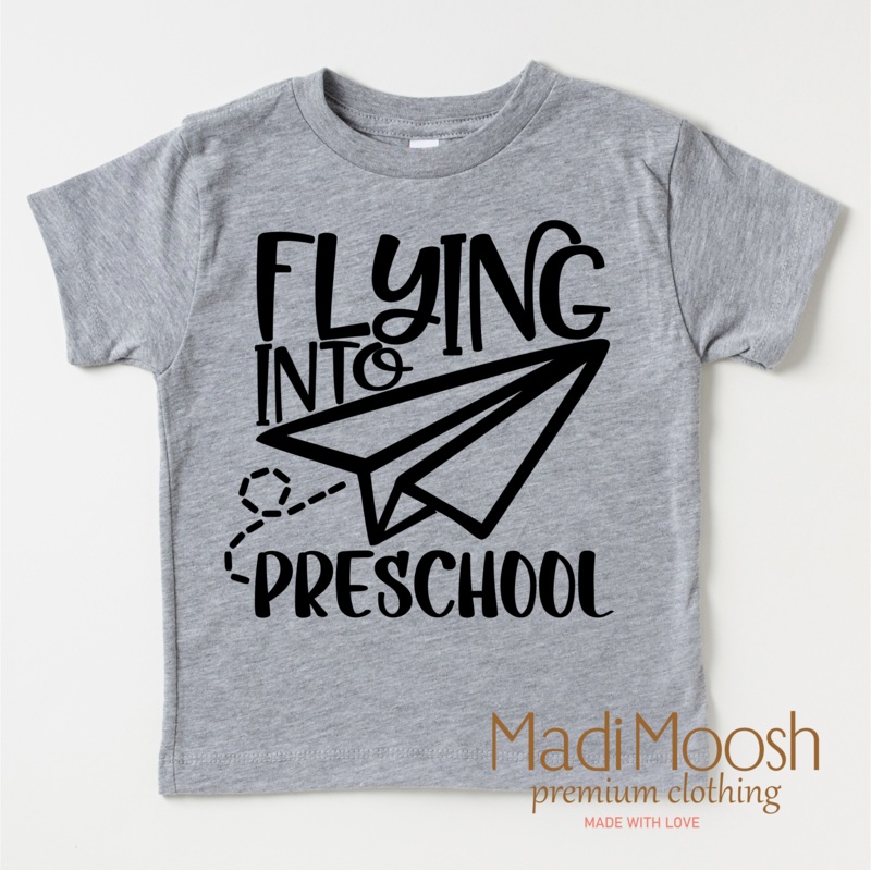 Flying Into Preschool Back To School Shirt – School Shirt