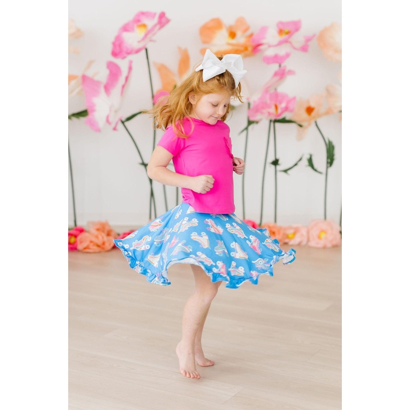 Let the Good Times Roll Ruffle Twirl Skort