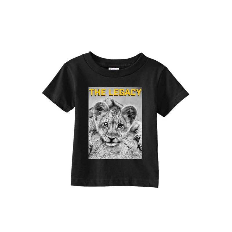 The Legacy Onesie/Tee (Black)|Newborn|6 Month|12 Month|2T|3T|4T|5/6T|Black|Lavender|Heather Grey|Steel Blue|Pink|Storm Camo|Military Green