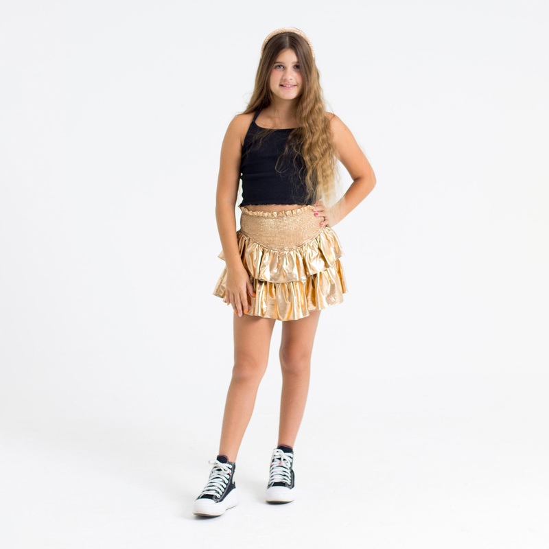 Brookie Bronze Tween Skort|TXS|TS|TM|TL|Bronze