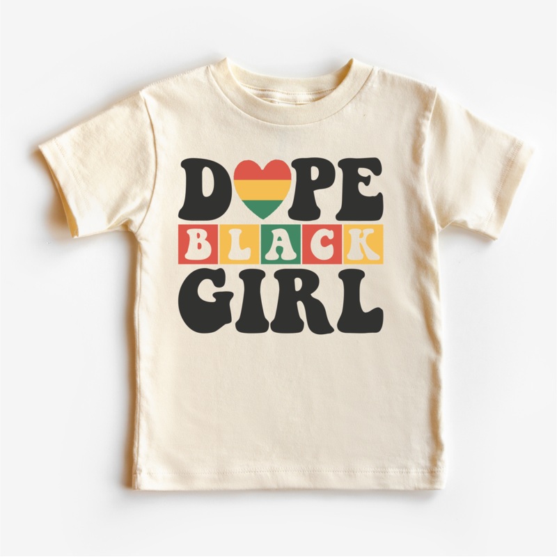 Dope Black Girl Black History Shirt – Juneteenth Kids & Adult Tee