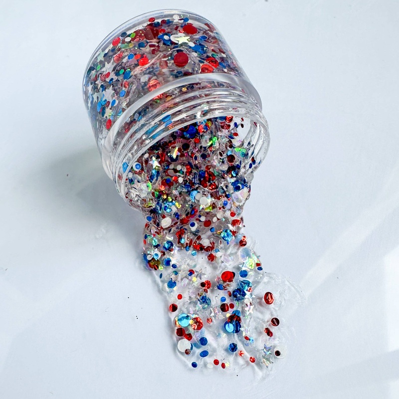 Yankee Doodle Hair Glitter