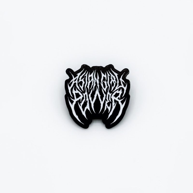 Asian Girl Power Pin|Soft enamel