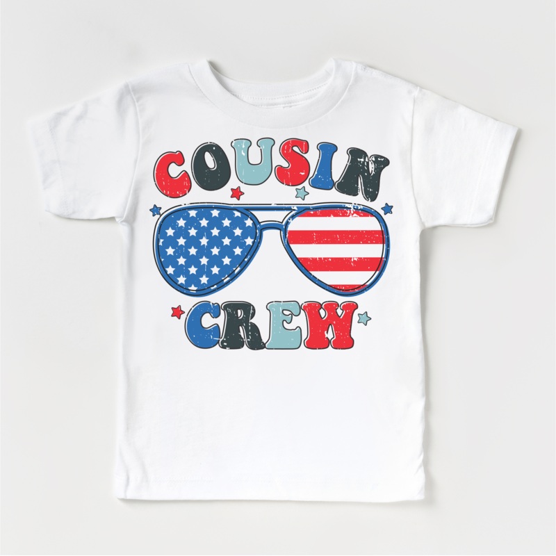 Cousin Crew 4th Of July Shirt – July 4th Kids & Adult Tee