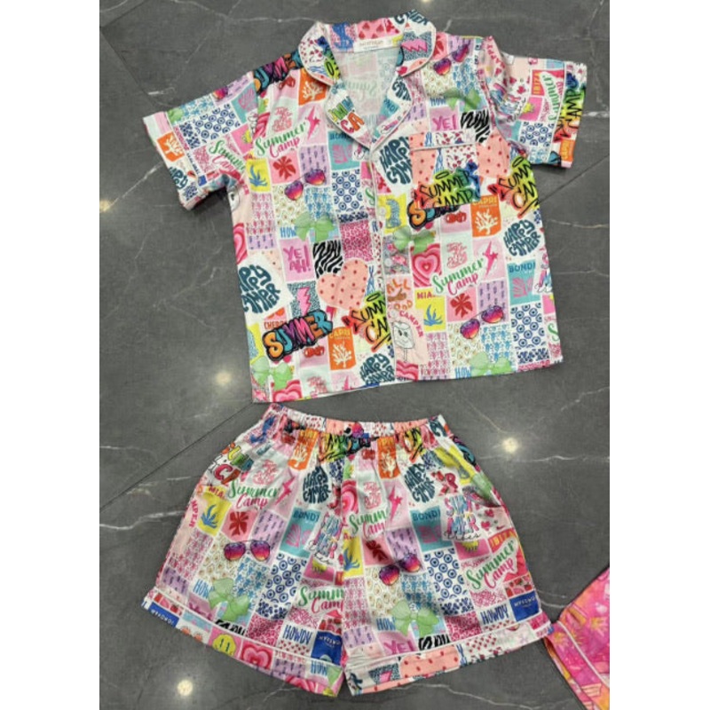 Tweenstyle by Stoopher – Summer Camp Silky Loungewear Set