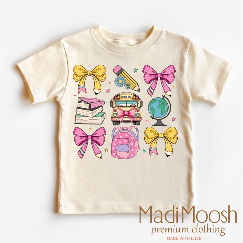 Bows And Pencils Back To School Shirt – Cute School Tee