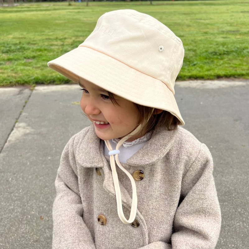 Bucket Hat|Ivory|Small | 9-18 M|Medium | 18 M – 3 T