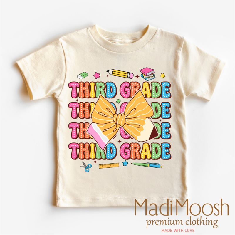 Cute Third Grade School Shirt – Back To School Shirt