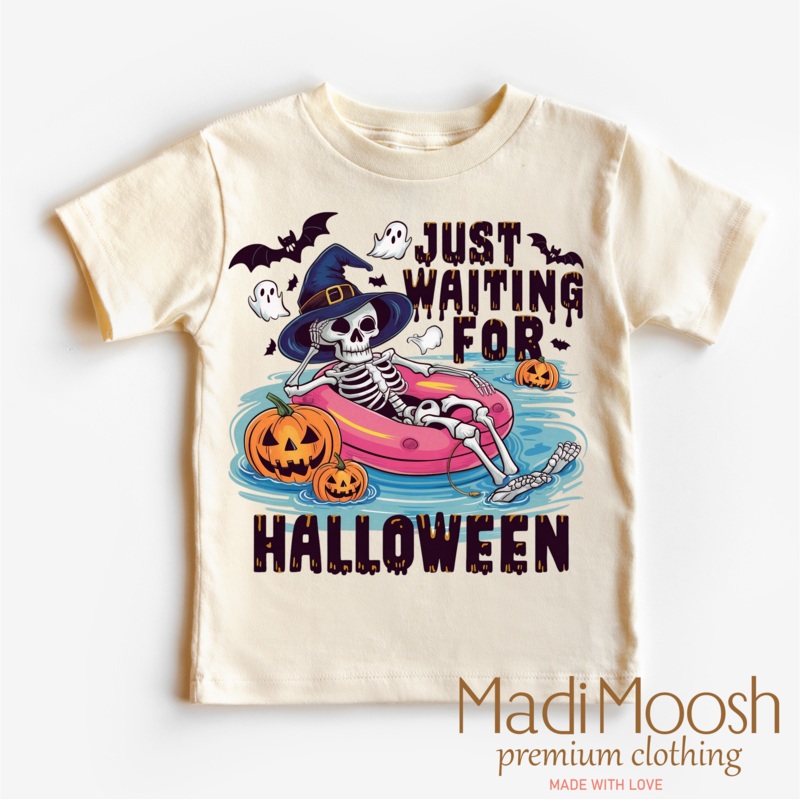 Just Waiting For Halloween Shirt – Funny Halloween Tee