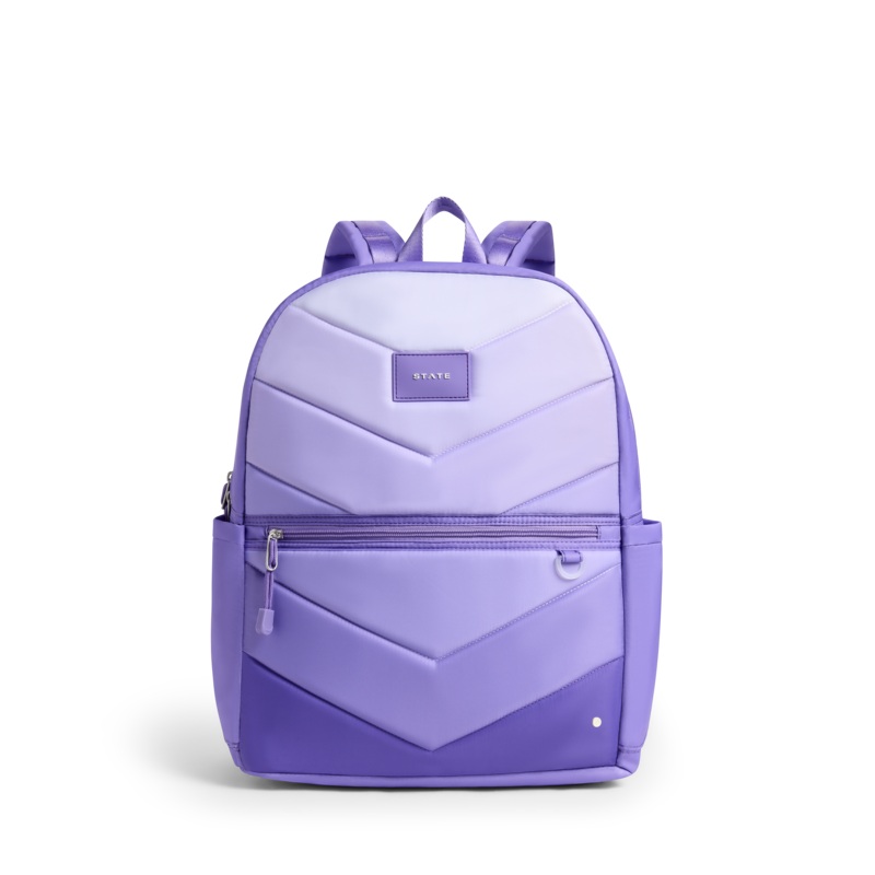 Kane Backpack|Lilac Chevron