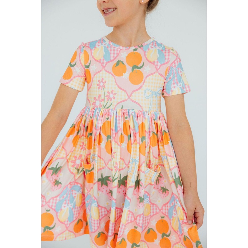 Summer Picnic S/S Pocket Twirl Dress