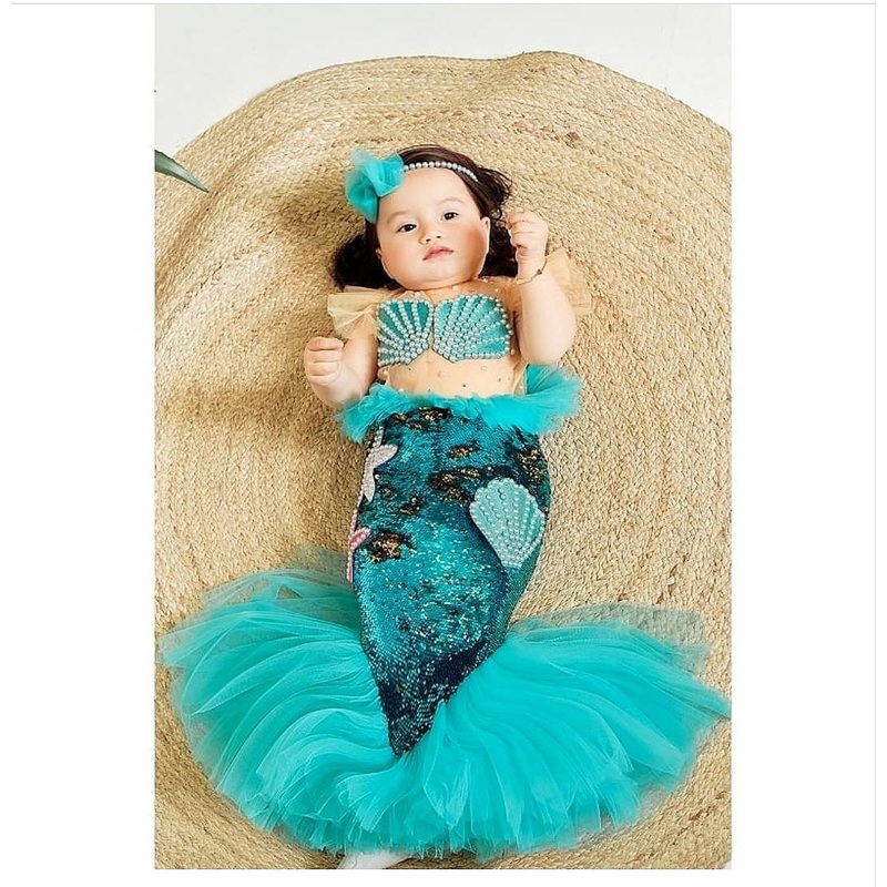 Mermaid outfit|3-6months|6-12months|12-18months|18-24months|2T