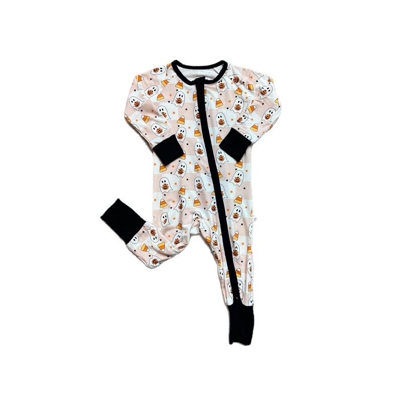 Neutral Ghosts Zippies|NB|0-3 mo|3-6 mo|6-12 mo|12-18 mo|18-24 mo