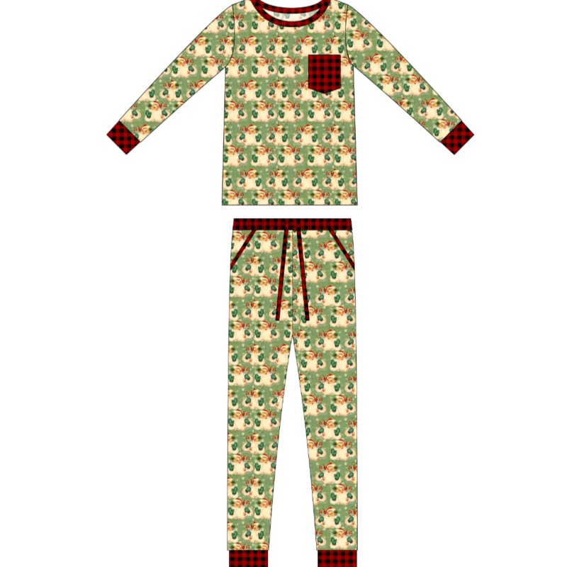 Adult Unisex Vintage Santa Set