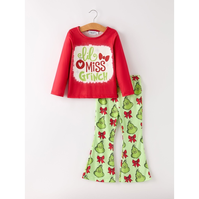 Christmas Character Print Girls Set
