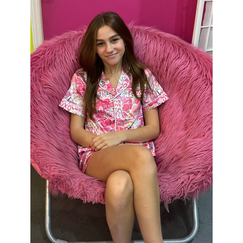 Tweenstyle by Stoopher – Pink Things Collage Loungewear