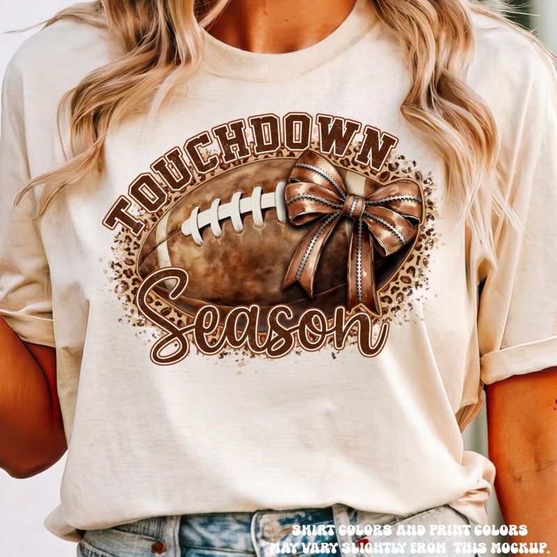 Touchdown Season Tee – Printed On Comfort Colors