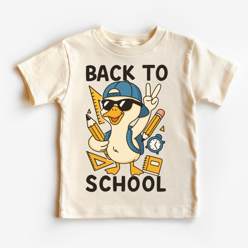 Boys Back To School Goose Shirt – Cute Back To School Tee