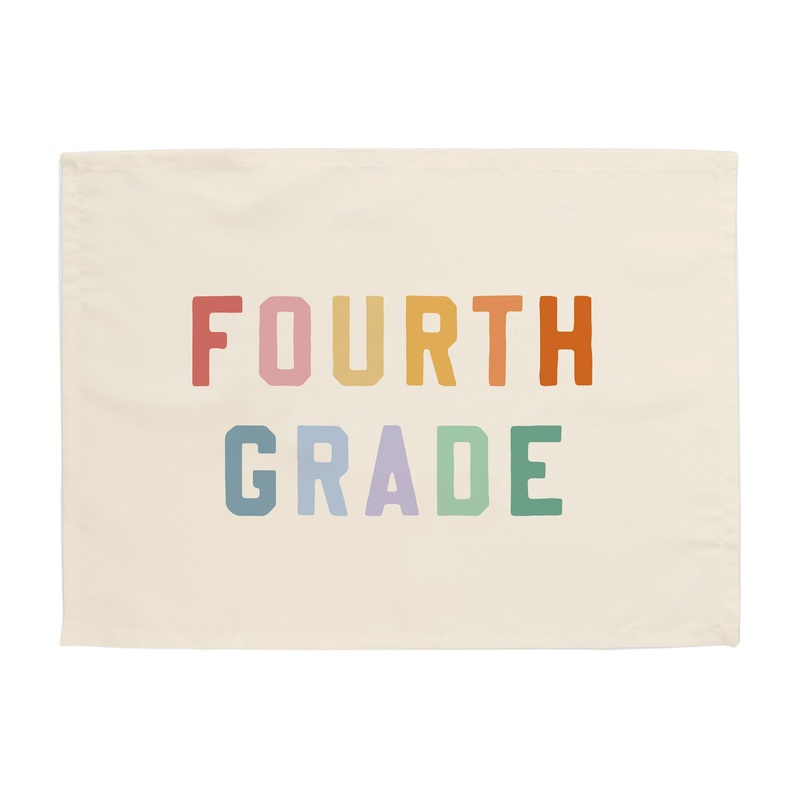 Fourth Grade Banner|Original: 26×36″|Mini: 13×17″
