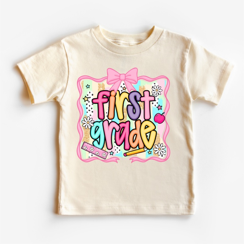 Girls 1st Grade School Shirt – Back To School Tee