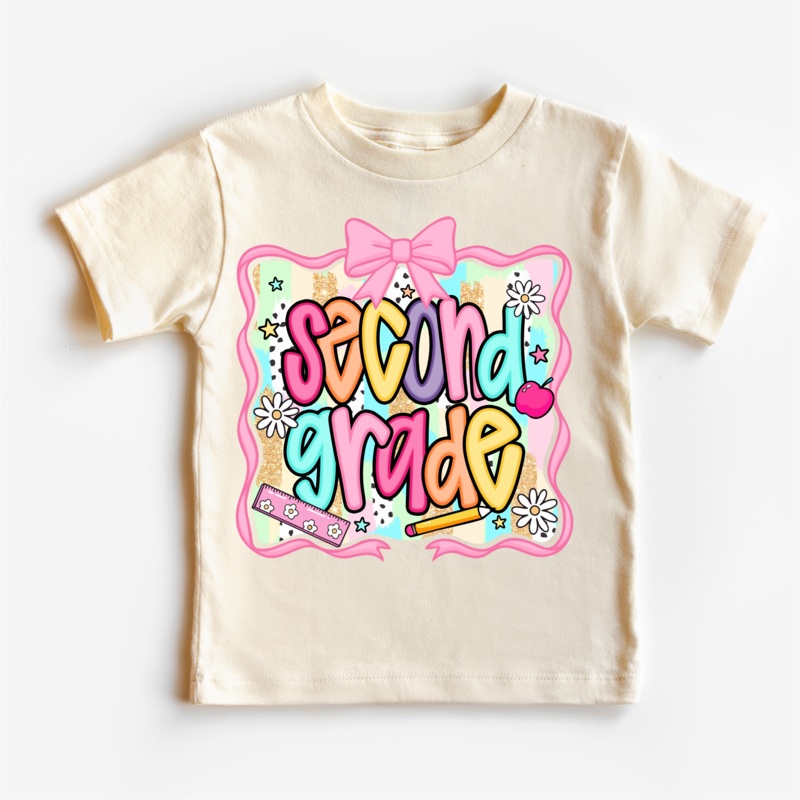 Girls 2nd Grade School Shirt – Back To School Tee