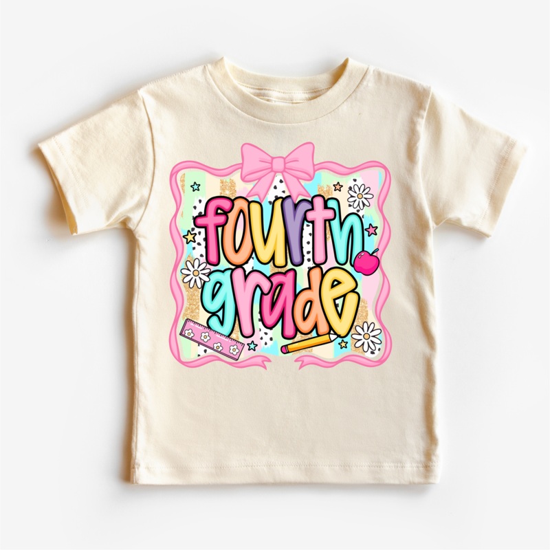 Girls 4th grade School Shirt – Back To School Tee