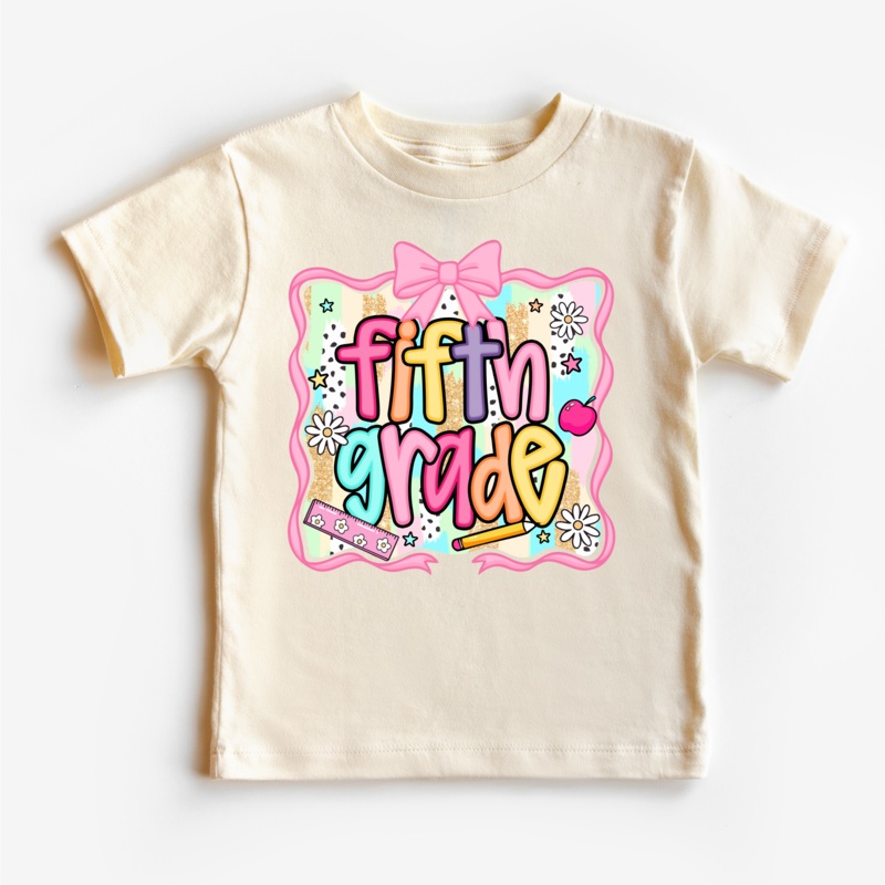 Girls 5th grade School Shirt – Back To School Tee