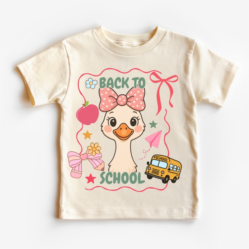 Girls Goose Back To School Shirt – Cute Back To School Tee