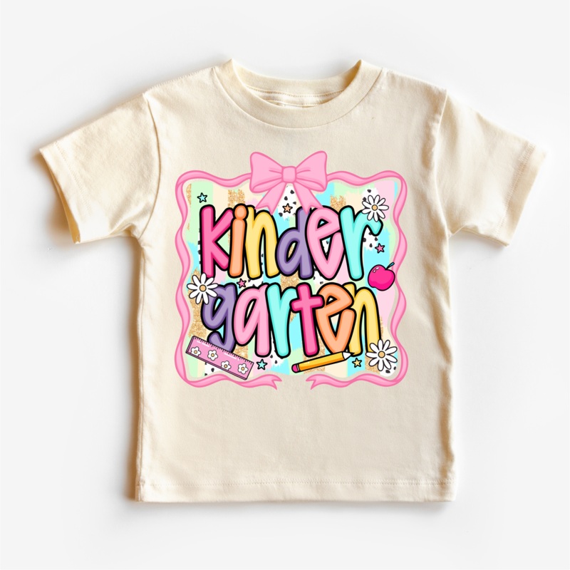 Girls Kindergarten School Shirt – Back To School Tee