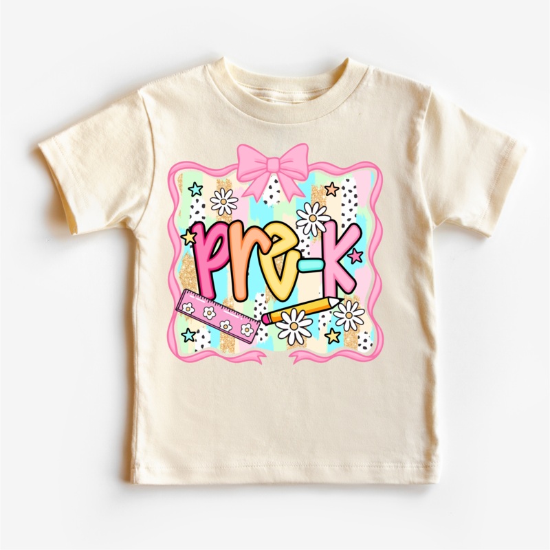 Girls Pre-K School Shirt – Back To School Tee