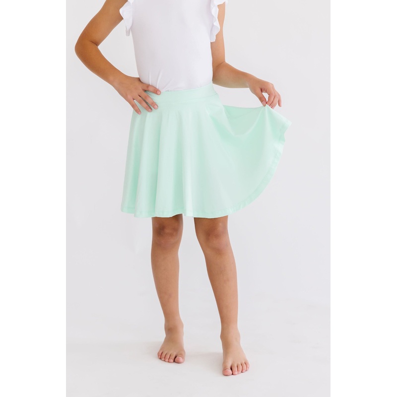 Pastel Green Twirl Skort|6-12M|12-24M|2T|3T|4T|5/6|7/8|9/10