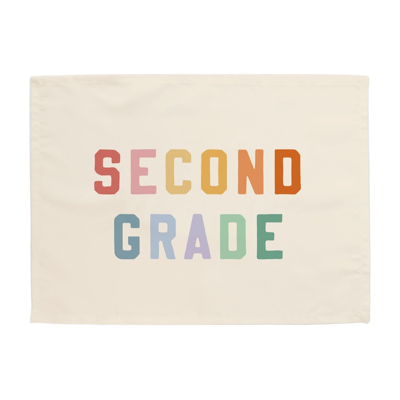 Second Grade Banner|Original: 26×36″|Mini: 13×17″