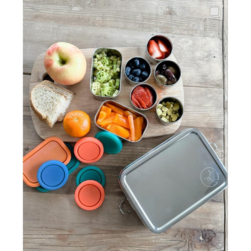 Stainless Steel Snack Box Bundle for On-The-Go Snacking