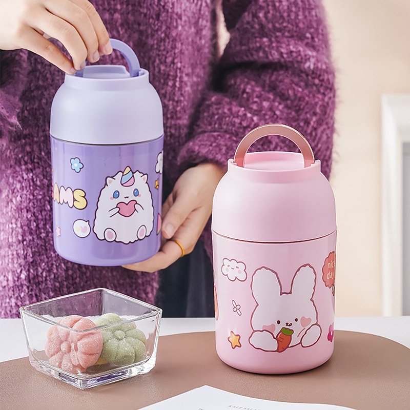3 Layer Thermos|Pink|Purple